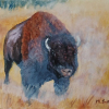 The Challenger - 9x12- oil - M.L. Marg Smith